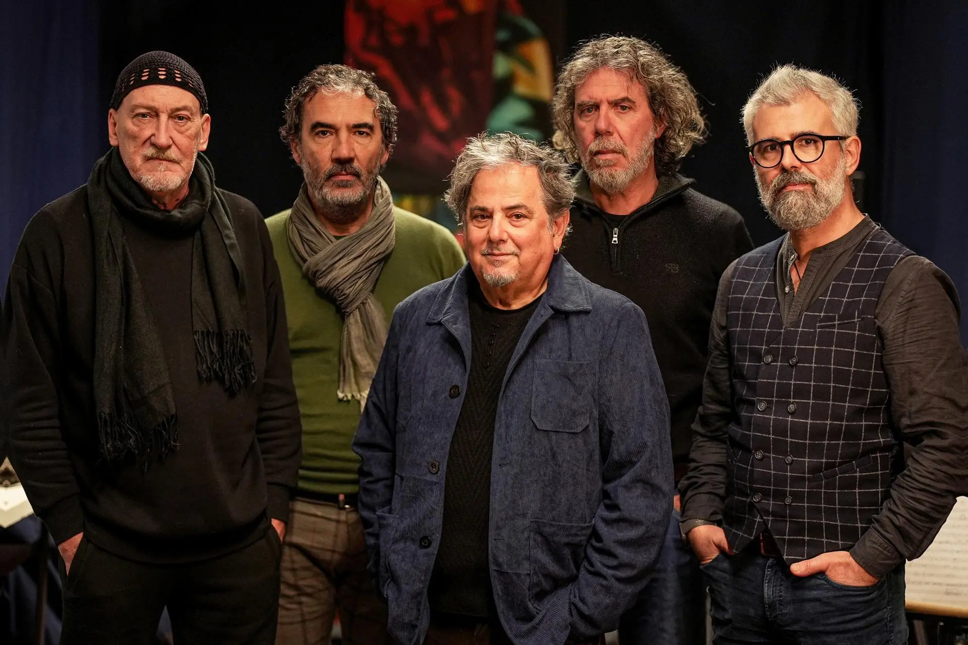 Il quintetto di artisti del progetto Atlantico