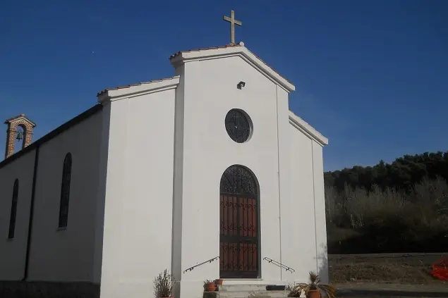 La chiesa campestre di Santa Barbara a Bonorva (foto Antonio Caria)