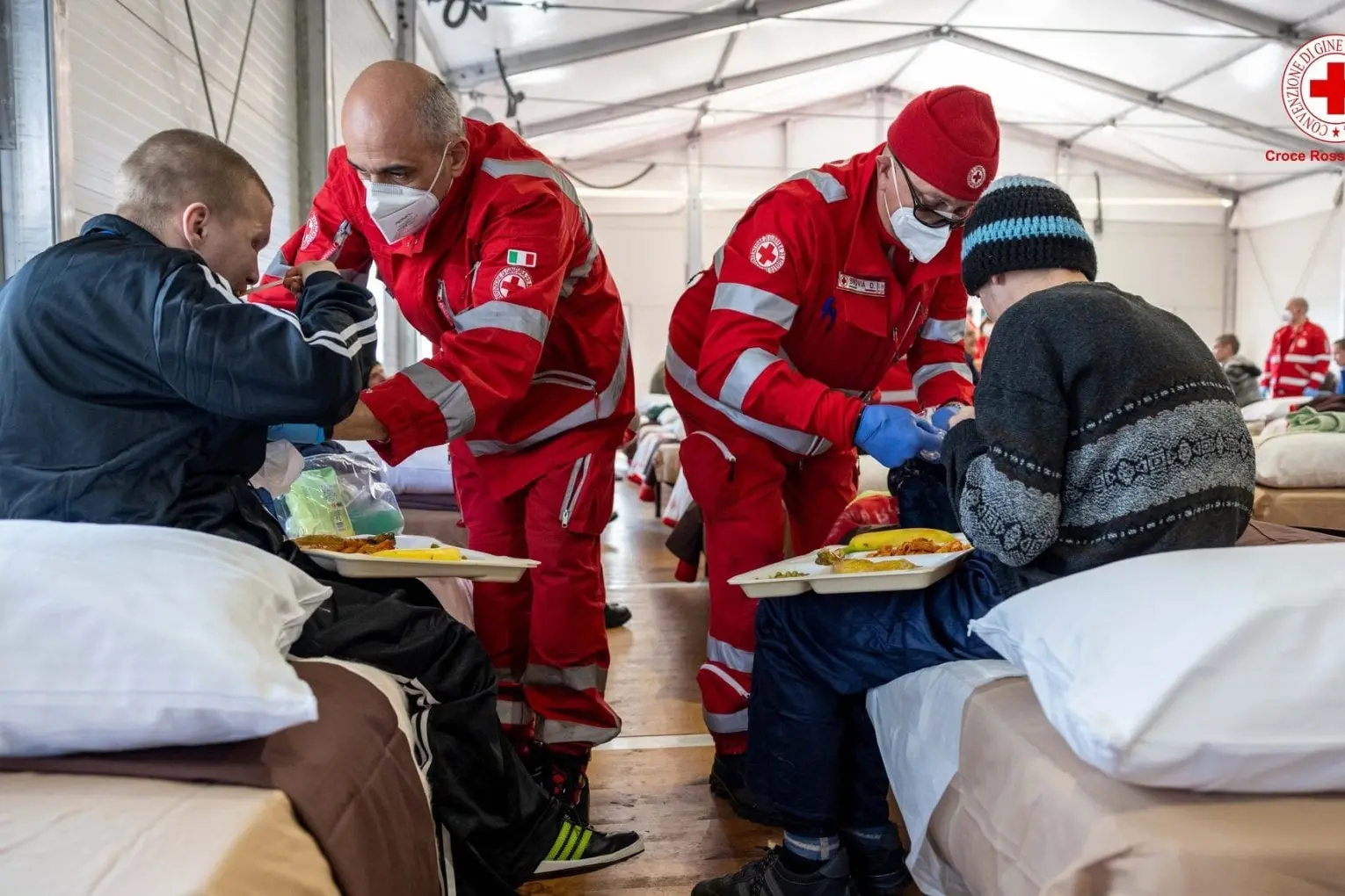 La Croce Rossa, attiva nei soccorsi anche oggi. Qui in Ucraina (Foto Croce Rossa)