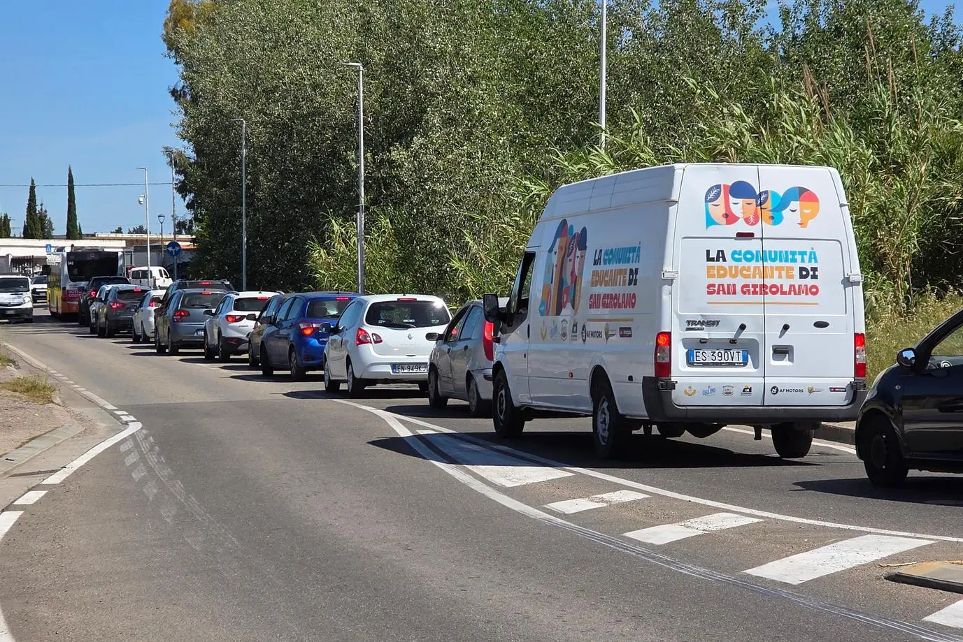Traffico ad Assemini
