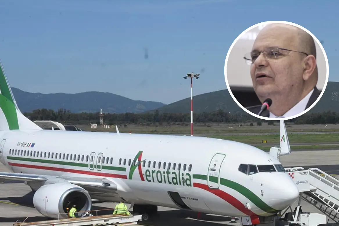 A destra Gaetano Intrieri amministratore delegato di Aeroitalia