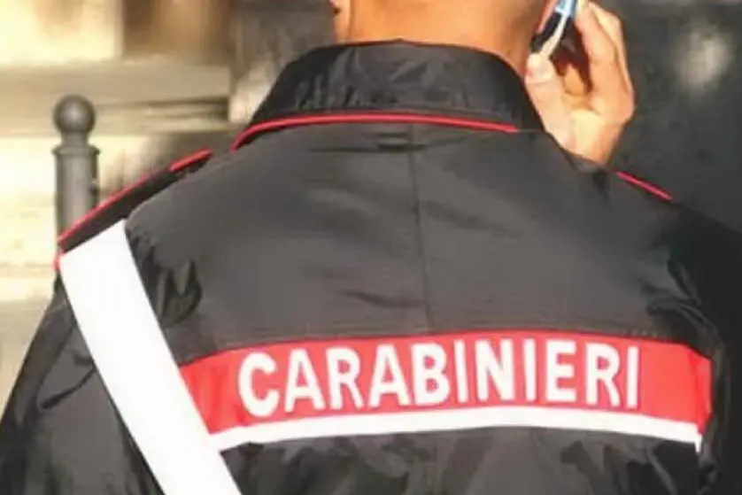 Un carabiniere (archivio L'Unione Sarda)