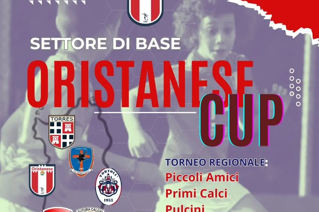 La locandina della "Oristanese Cup" (foto concessa)