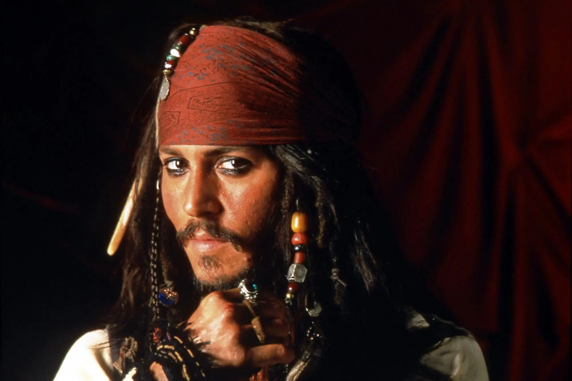 Jack Sparrow interpretato da Johnny Depp