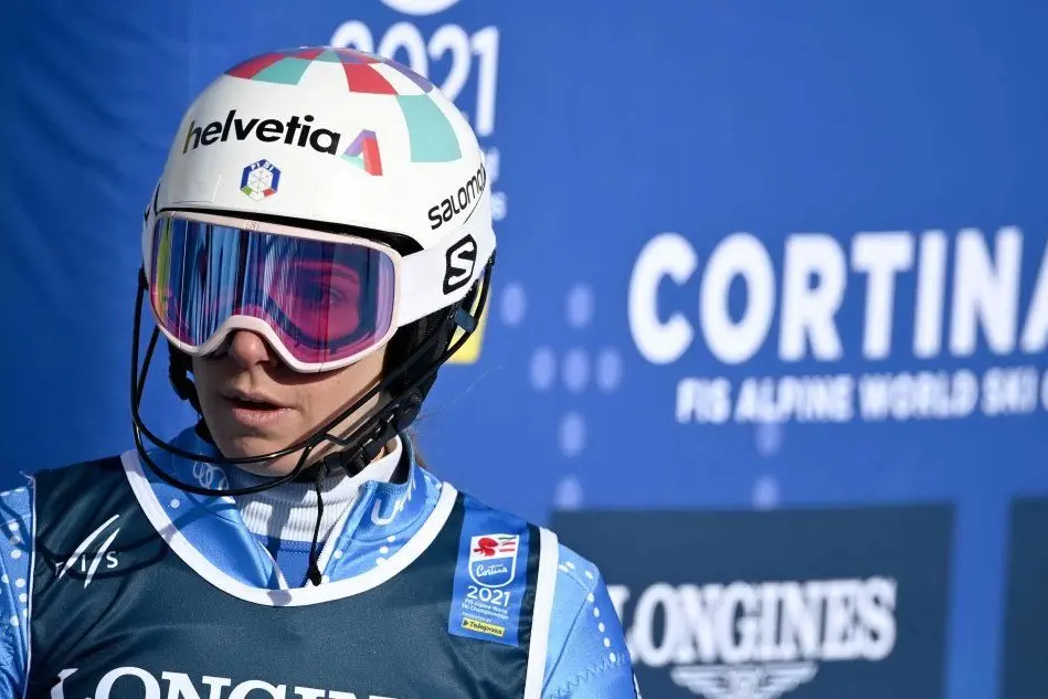 Marta Bassino (foto Ansa/Epa)