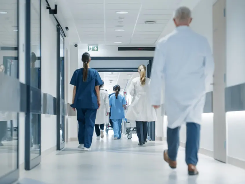 Un ospedale (foto Ansa)