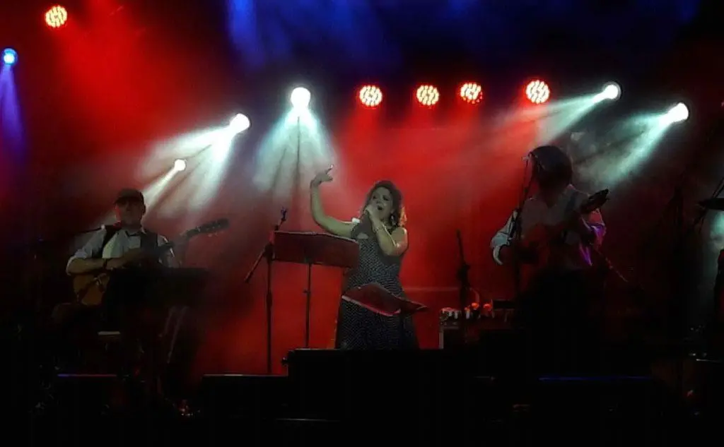 Sul palco è stato presentato in anteprima il cd su Maria Carta, Mercedes Sosa e Violeta Parra