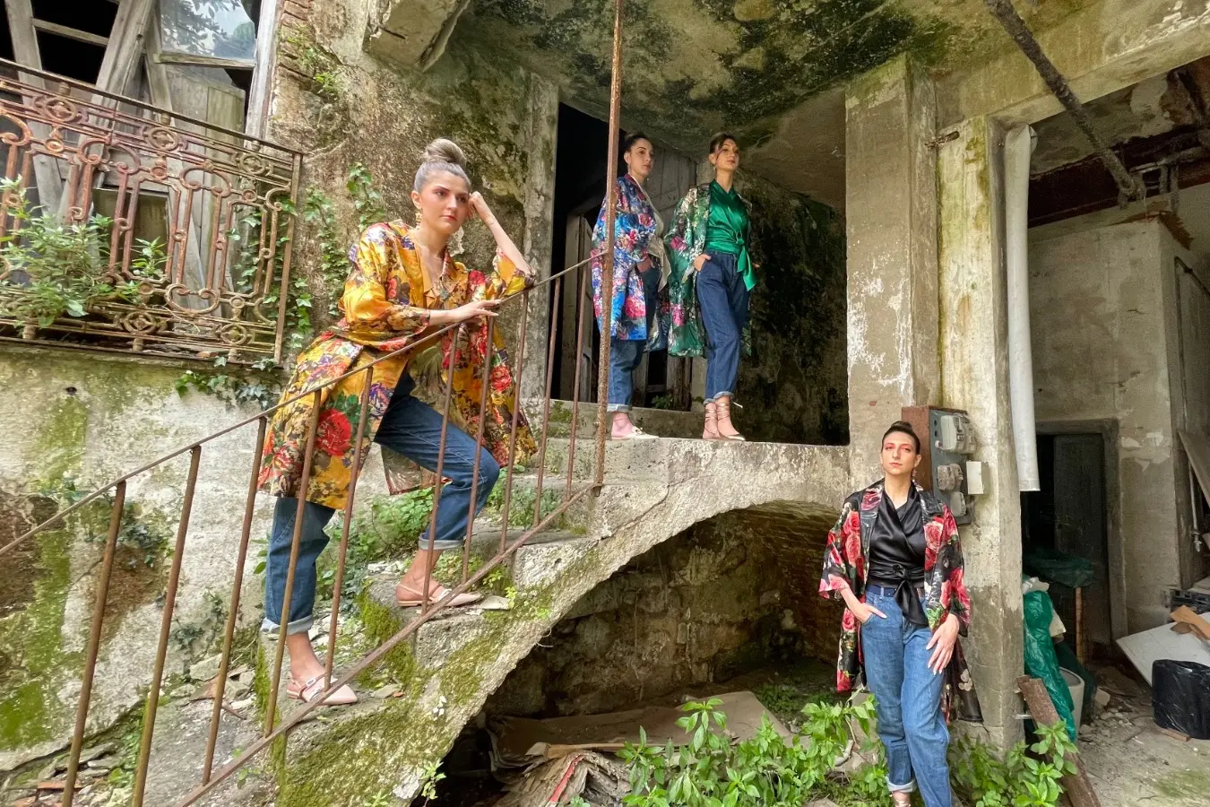 Modelle nell'ex caseificio Albano