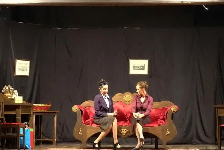 Una scena dell'opera teatrale
