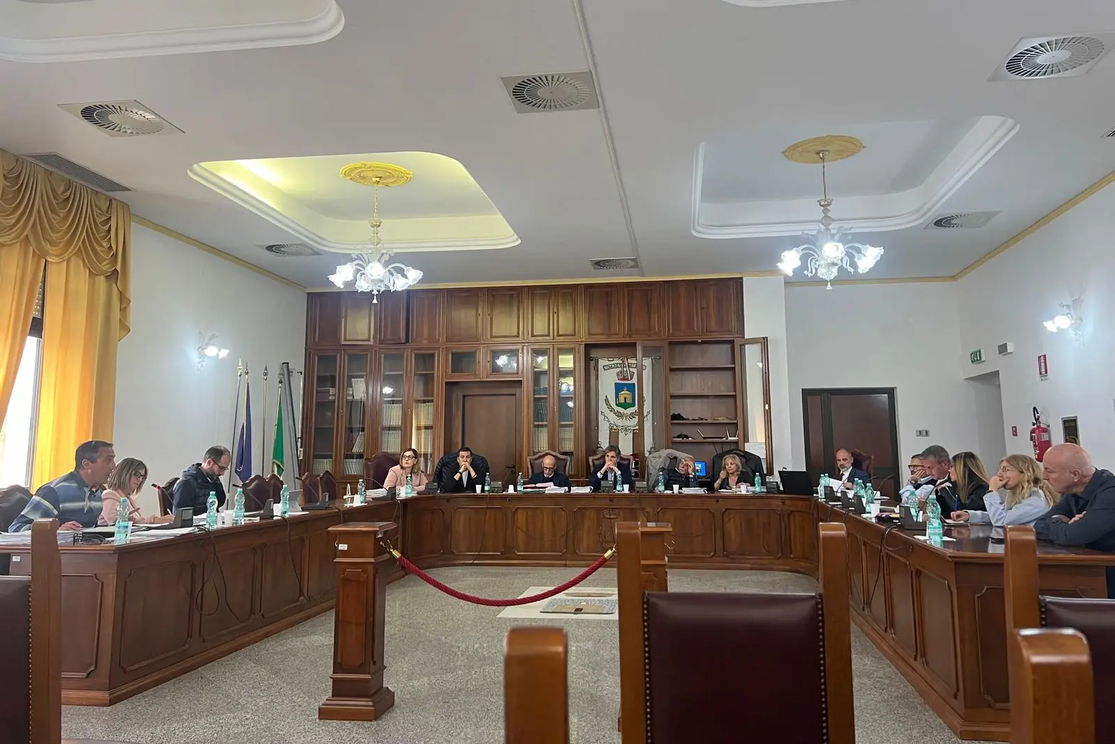 Il Consiglio comunale (foto Melis)