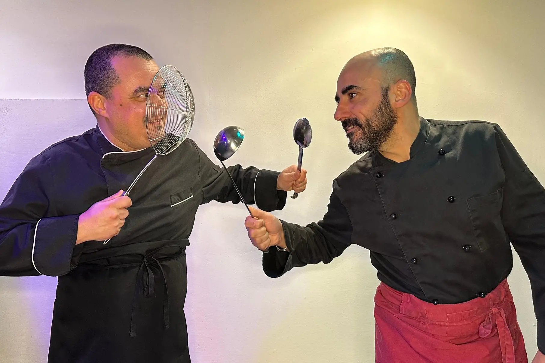 I fratelli Massimo (a sinistra) e Graziano Ladu, chef nuoresi