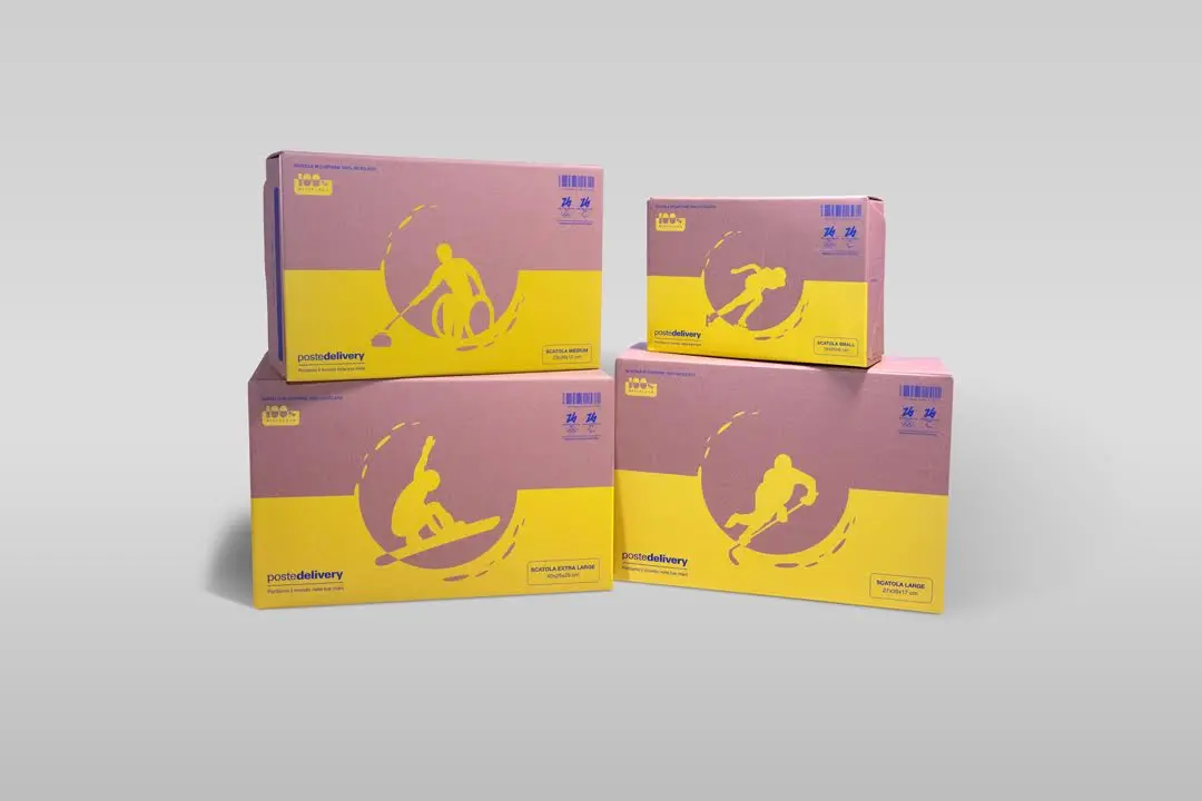 Le scatole (foto concessa da Poste)