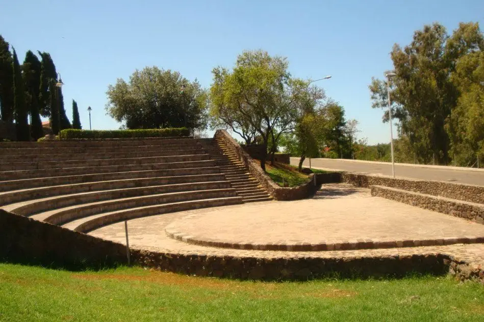 L'anfiteatro San Lorenzo (foto L'Unione Sarda - Pala)