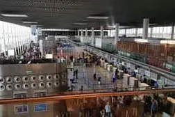 L'interno dell'aeroporto di Catania