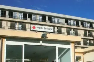 Il pronto soccorso dell'ospedale di Carbonia