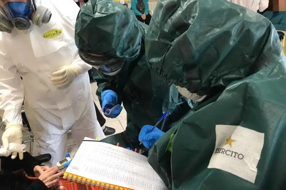 La task force in azione (Foto Ufficio stampa)