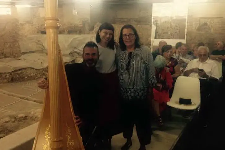 L'arpista Burani (foto Pala)