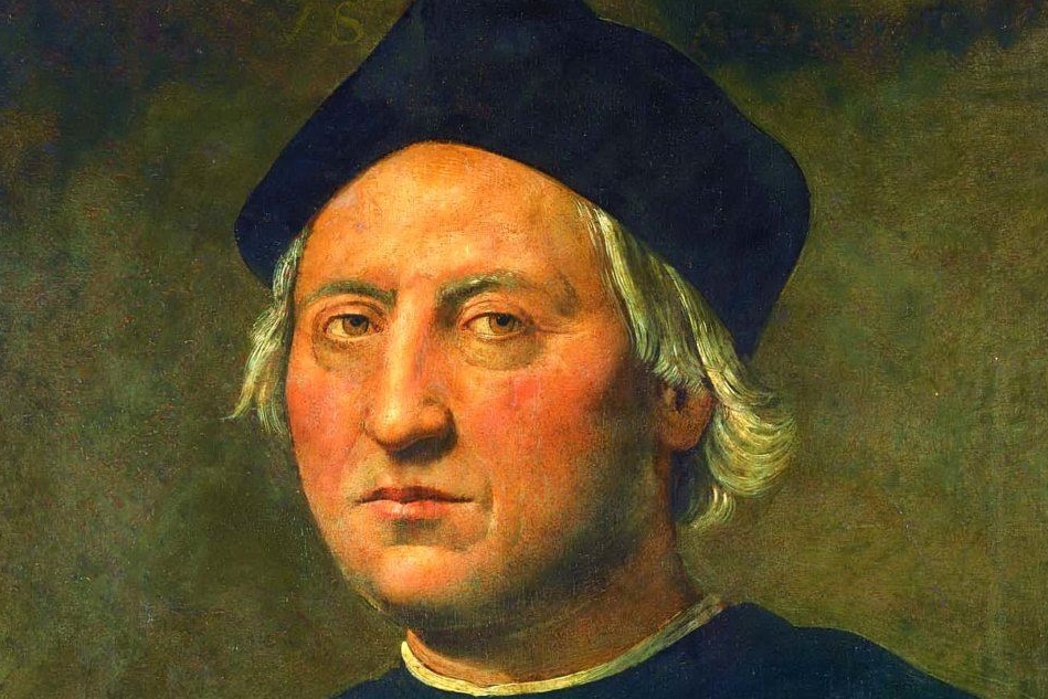 Cristoforo Colombo in un dipinto (Archivio L'Unione Sarda)