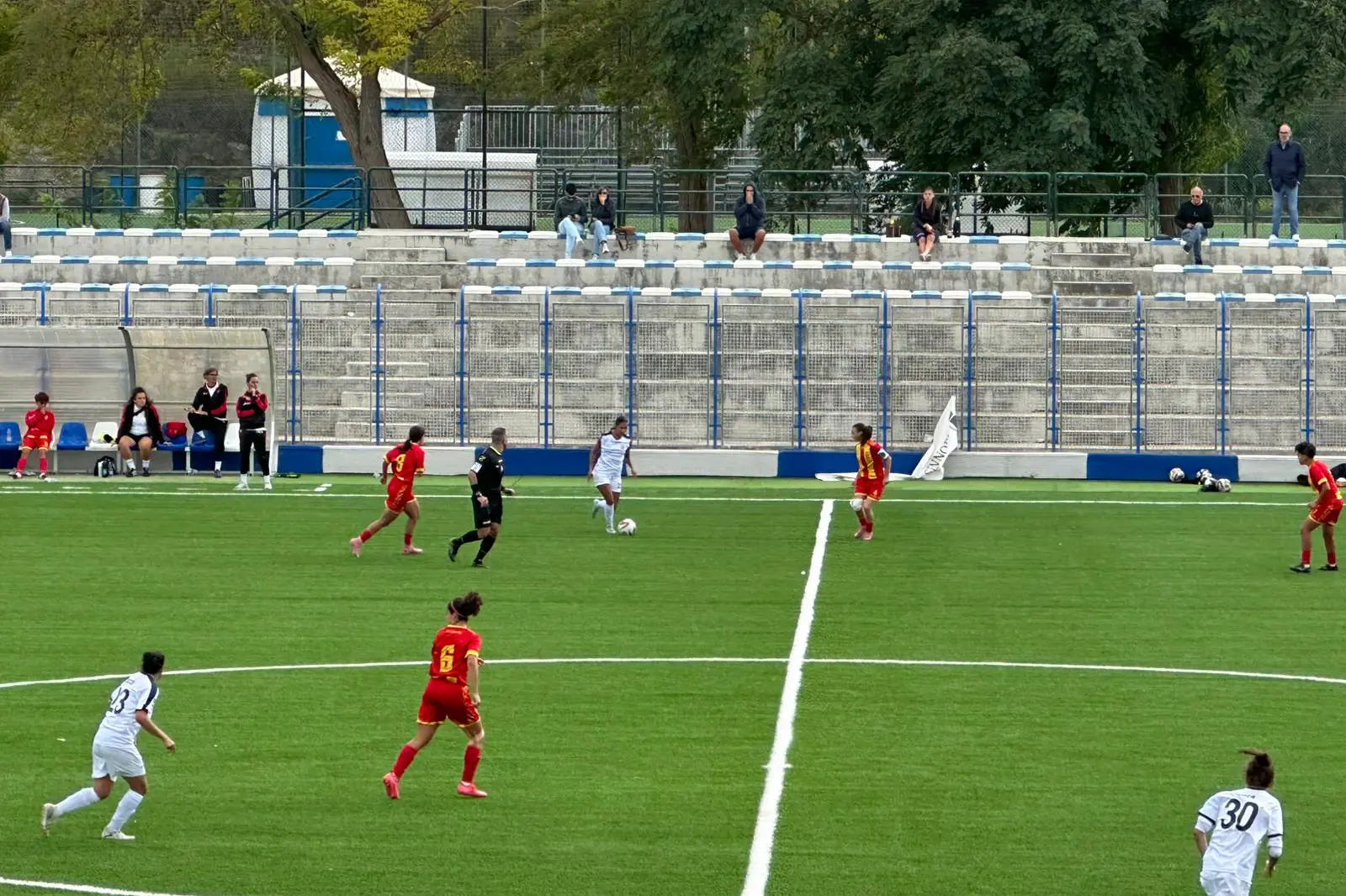 Un'azione della gara (foto Woman Torres)