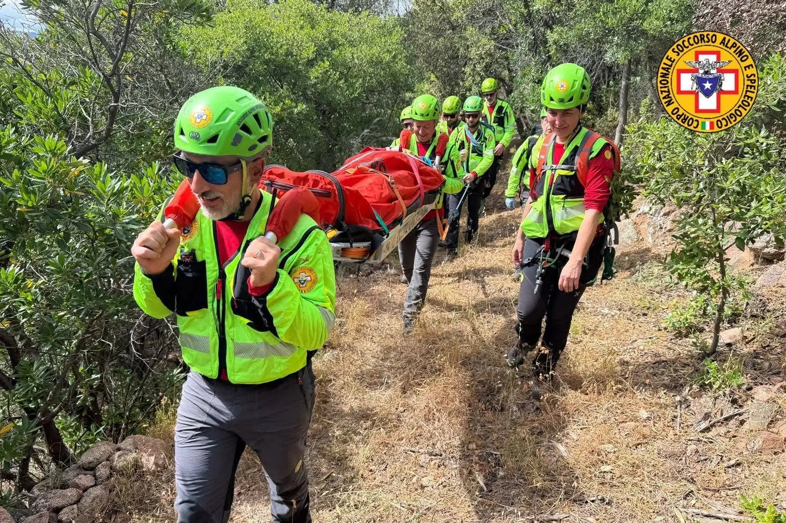 Il soccorso dell'escursionista tedesca