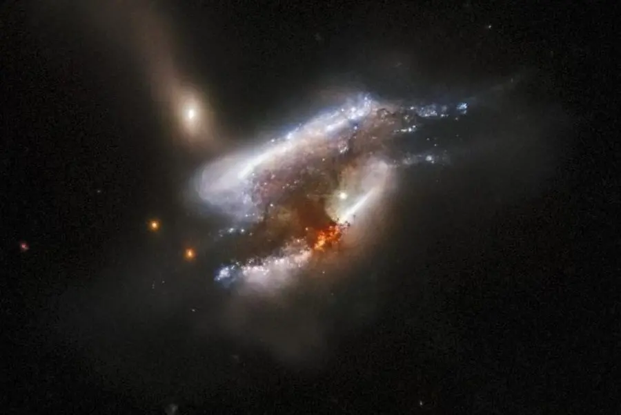 L'immagine &quot;catturata&quot; da Hubble (foto Nasa/Esa)