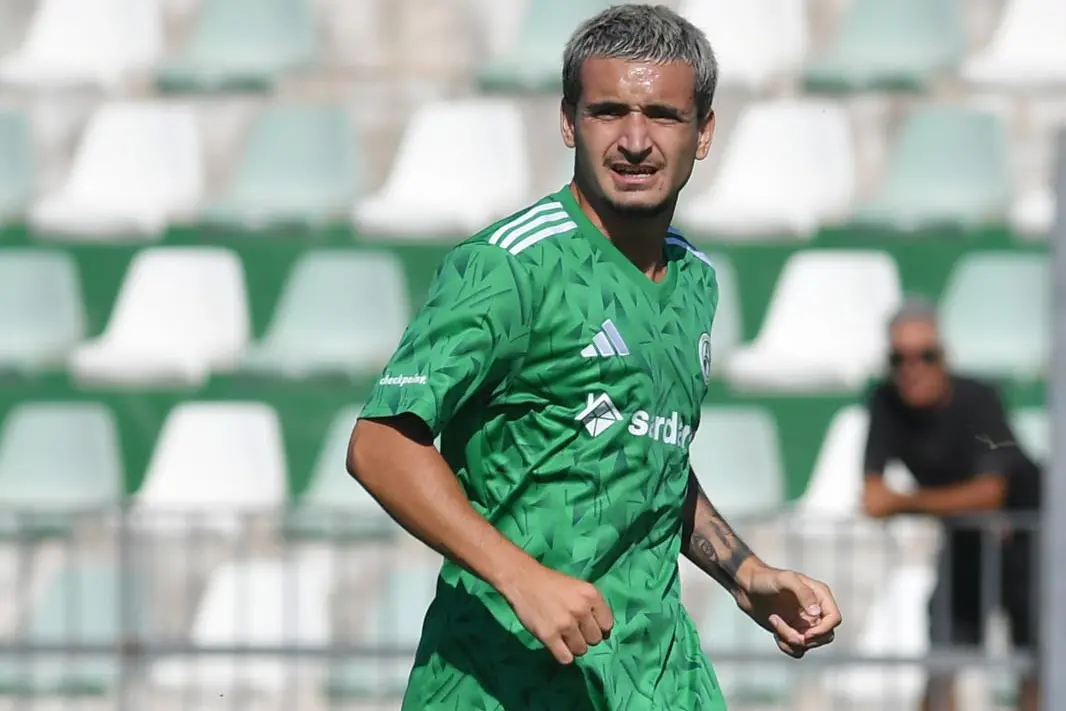 L'attaccante dell'Arzachena Nicolas Goy (foto concessa)