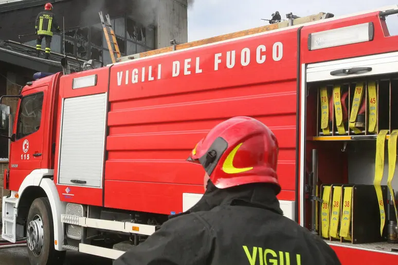 Vigili del fuoco (foto Ansa)