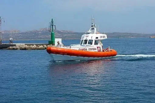 La motovedetta della Guardia costiera