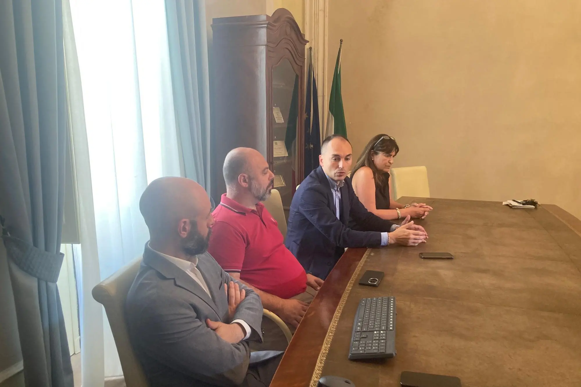 La presentazione della piattaforma digitale a Porto Torres (foto Pala)