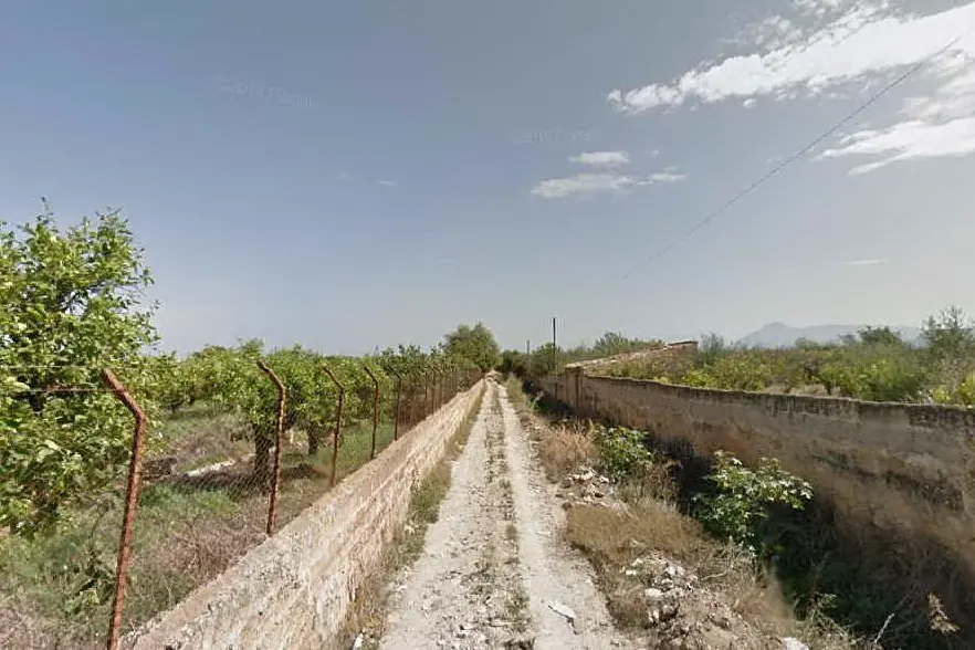 Le campagne intorno a Bagheria, in provincia di Palermo, in cui è stata trovata morta la donna (Google Maps)