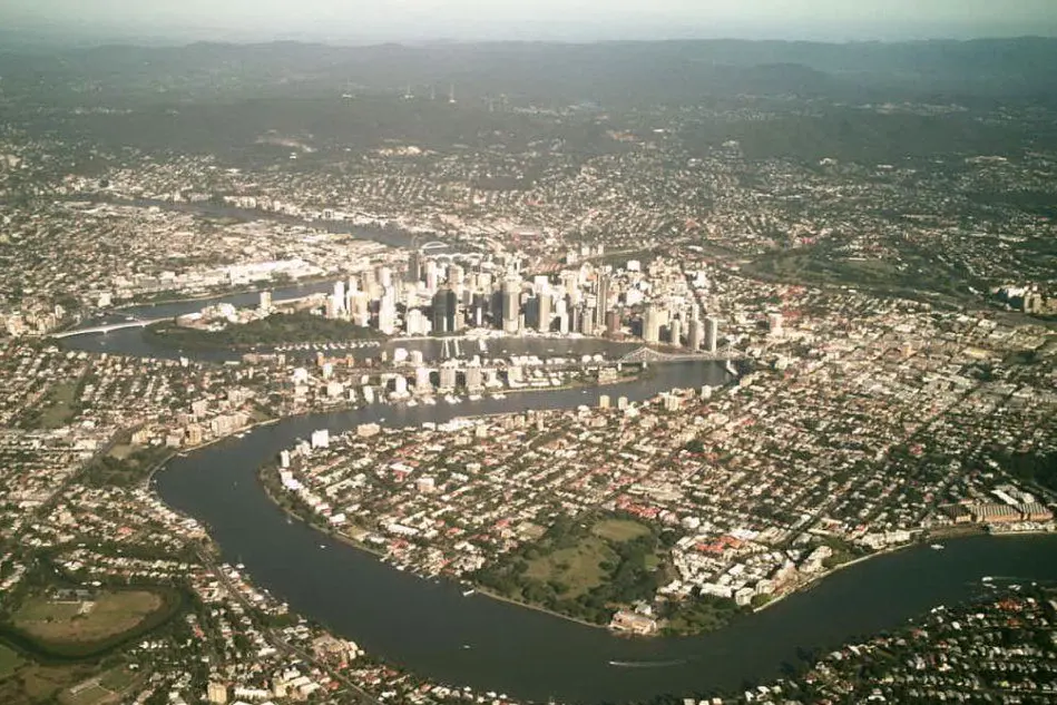 Immagine aerea di New Farm, Queensland (fonte Wikipedia)