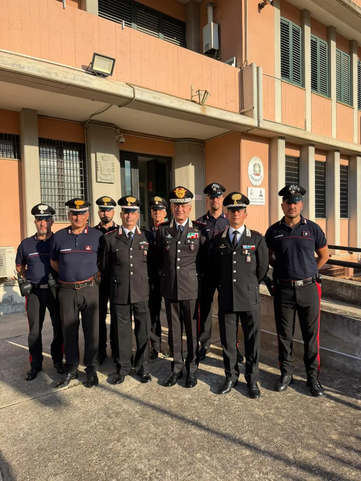Il generale ad Assemini