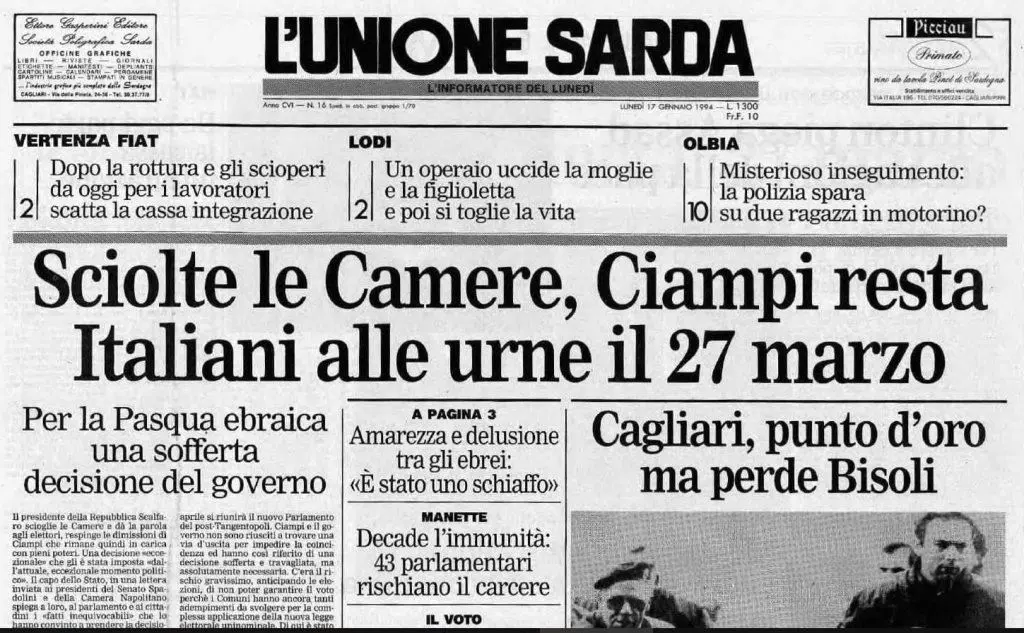 (Foto Ansa e Archivio L'Unione Sarda)