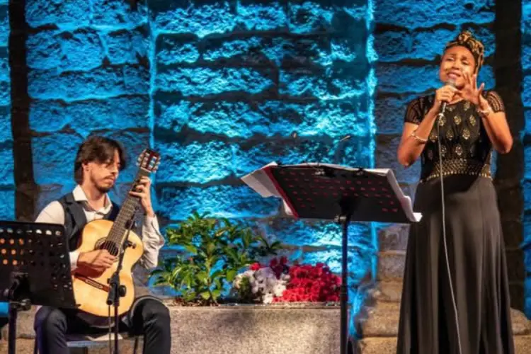 Denise Gueye con Marco Carta (foto concessa)