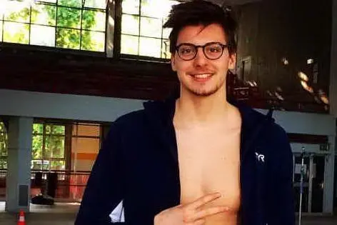 Il nuotatore Mattia Dall'Aglio