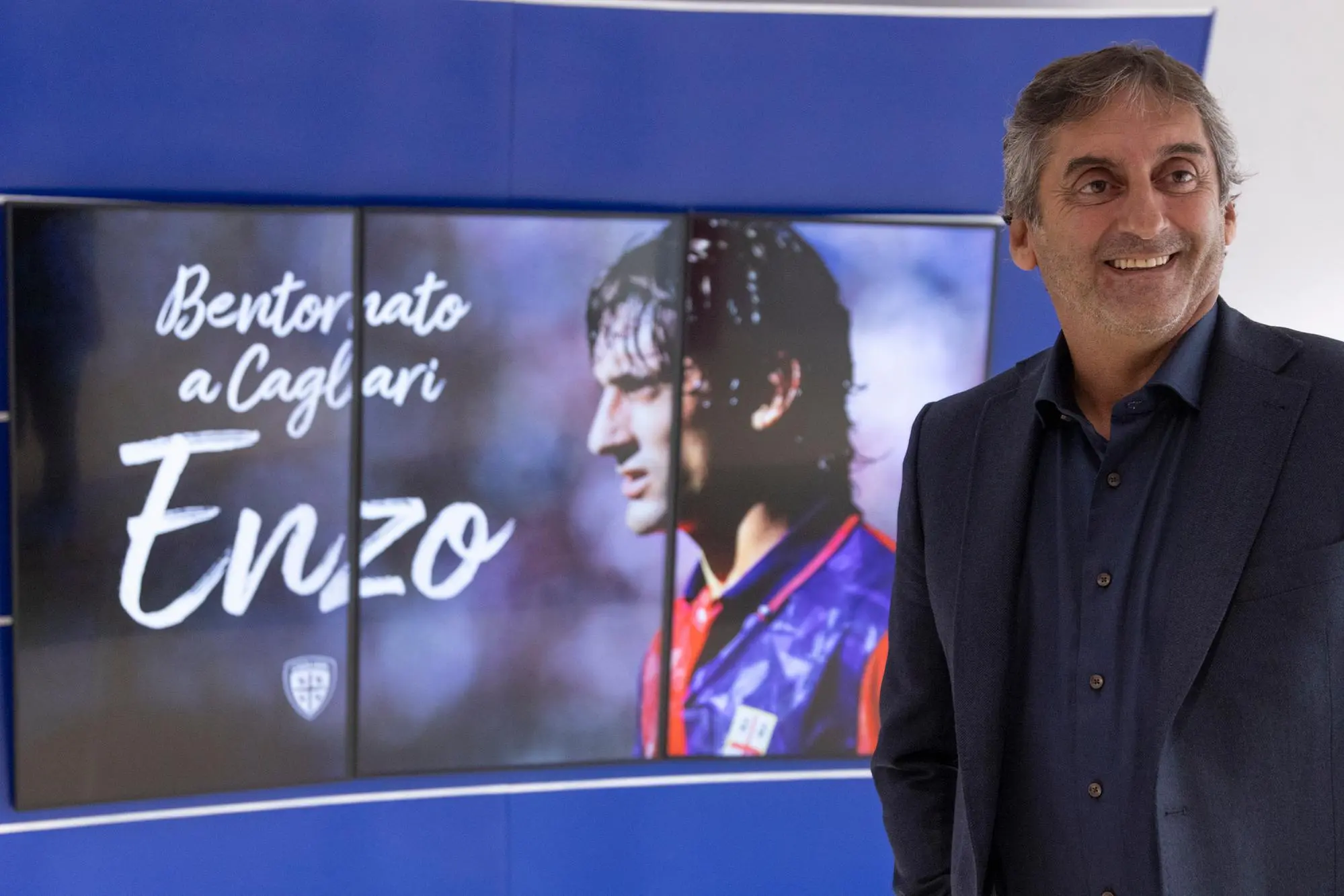 "El Principe" Enzo Francescoli (Foto Archivio L'Unione Sarda)