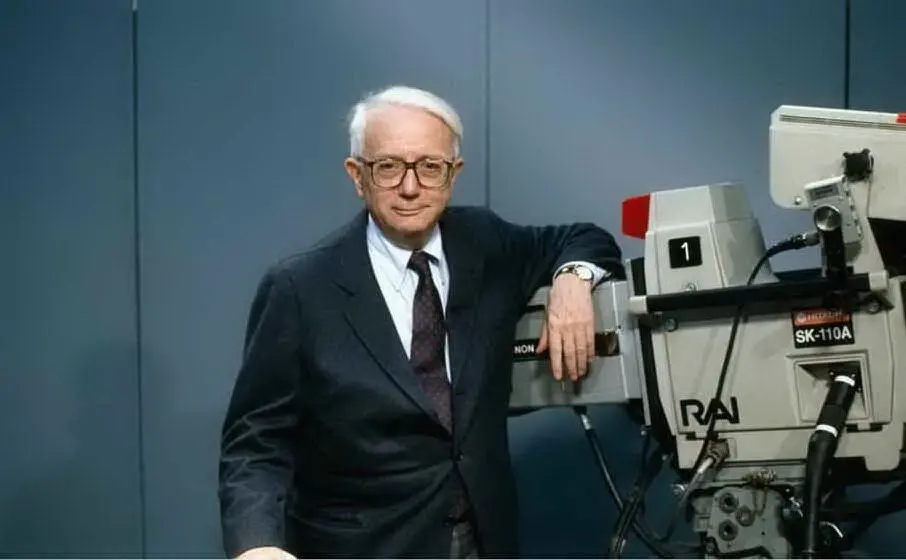 In Rai negli anni ottanta (archivio L'Unione Sarda)