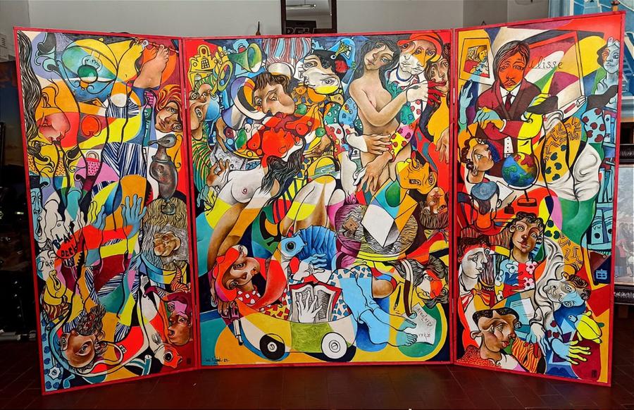 Umetnost Renéja Rijninka oživila južno Sardinijo s štirimi razstavami