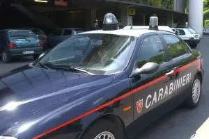 Un'auto dei carabinieri