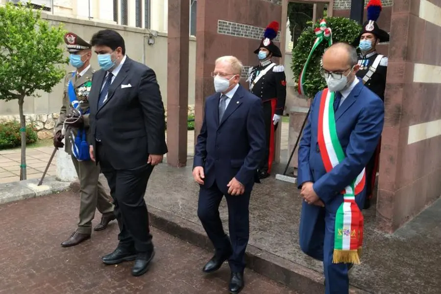 La cerimonia (Foto Uff. stampa Comune di Cagliari)