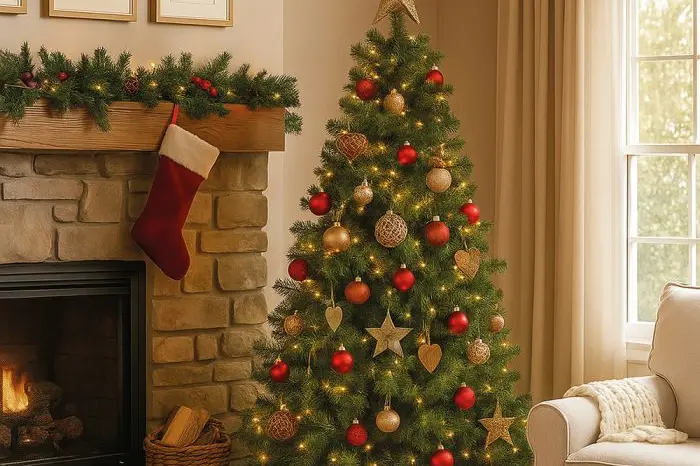 Un albero addobbato (foto archivio L'Unione Sarda)