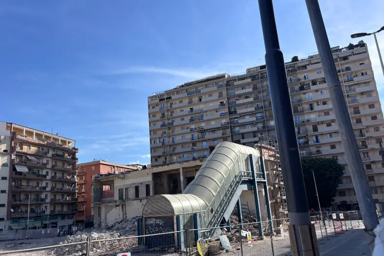 Cagliari, le immagini dell'area del nuovo mercato di San Benedetto dopo le demolizioni
