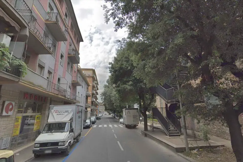 Via Eugenio Chiesa a Terni (foto Google Maps)