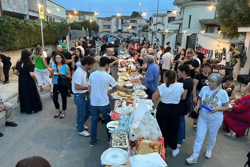 Cena sotto le stelle, una precedente edizione (foto Serreli)
