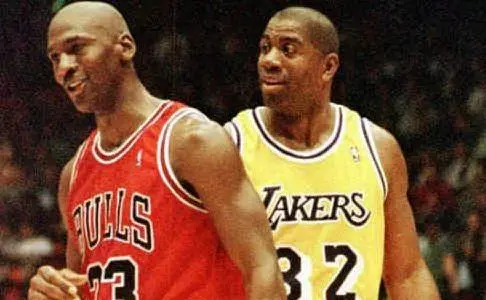 Michael Jordan e Magic Johnson