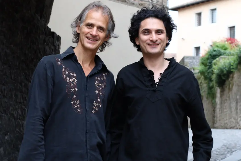Markus Stockhausen e Alireza Mortazavi (fonte Time in Jazz)