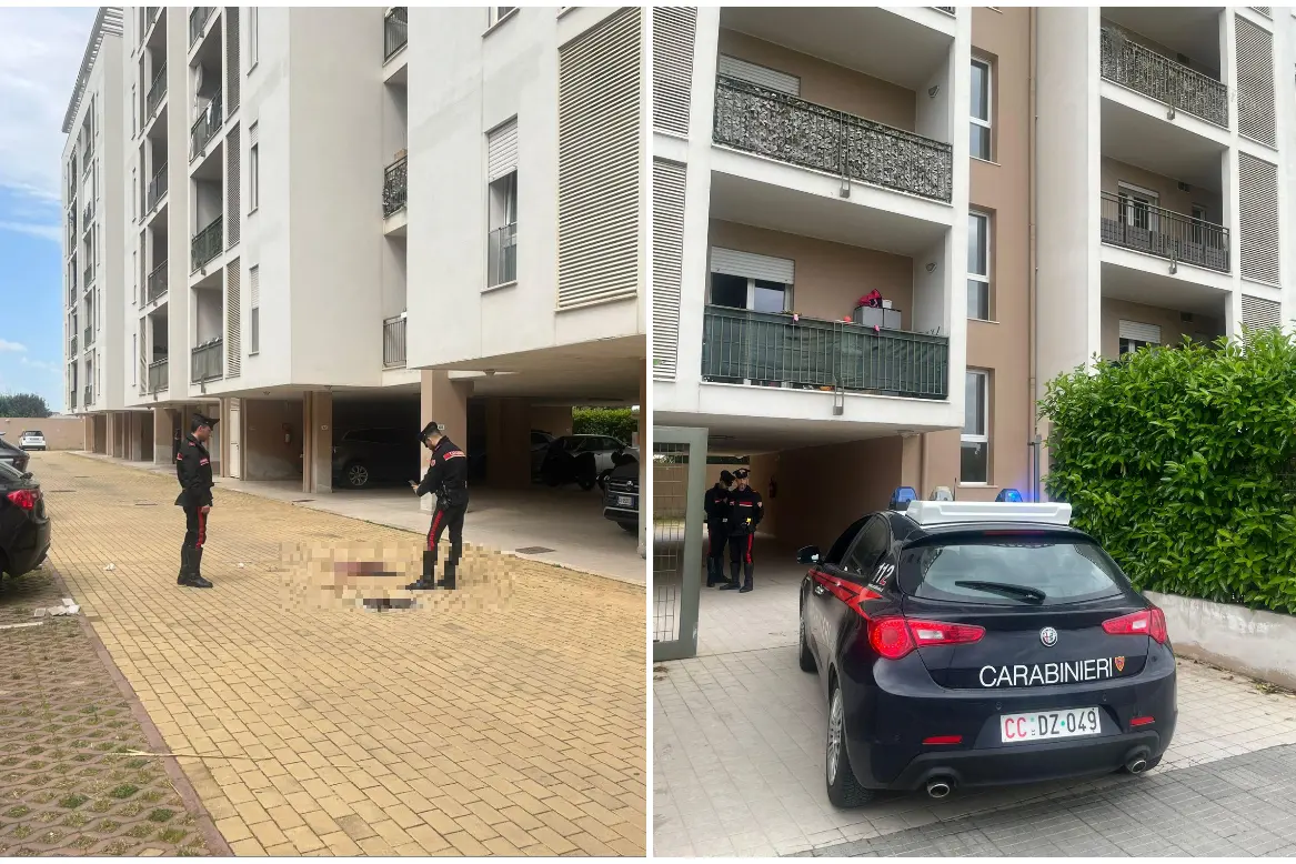 Selargius, indagano i carabinieri (foto Vercelli)