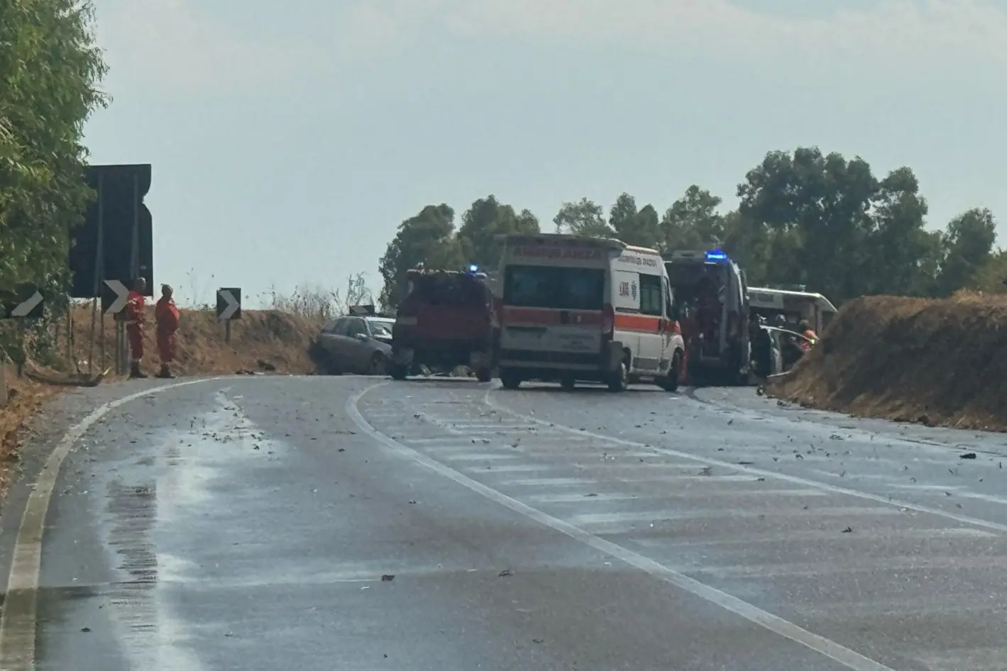 L'incidente a Senorbì