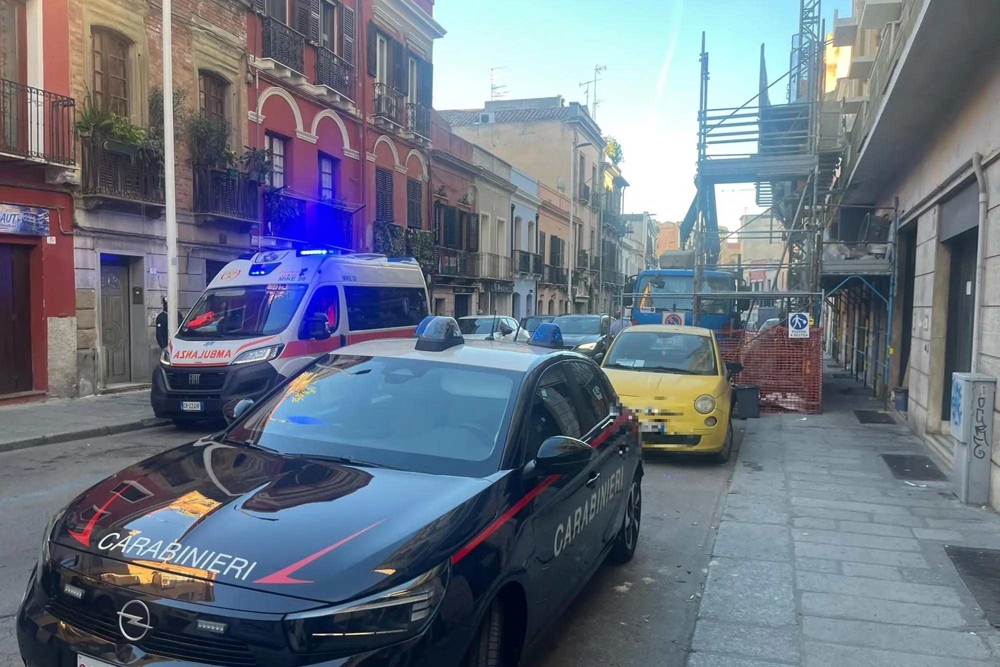 L'incidente in Corso Vittorio Emanuele (foto Vercelli)