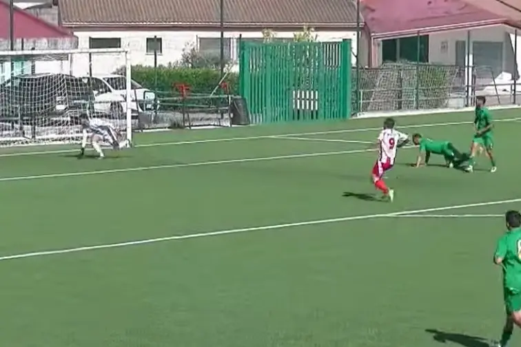 Il gol di Saba